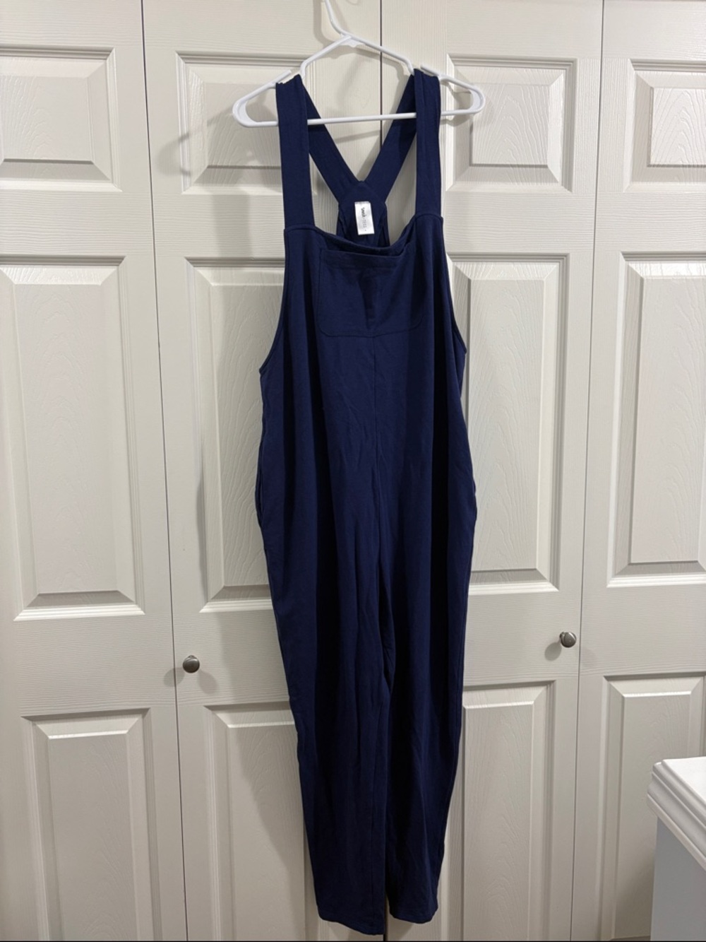 Smash + Tess Navy Crossback Jumpsuit